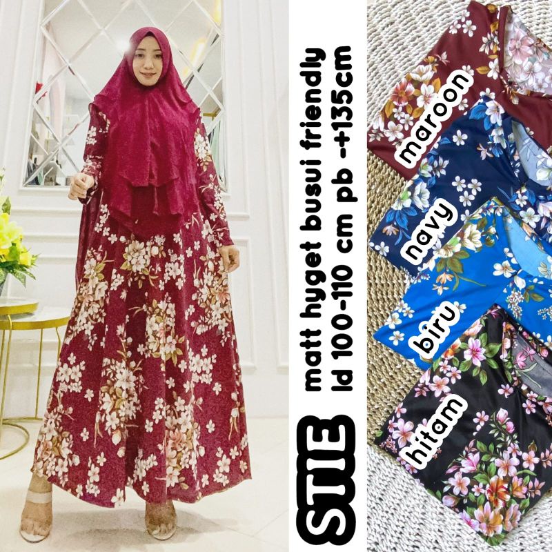 [Fashion Muslim] GAMIS HYGET PART 2 kekekinian | busui | murah | jumbo | motif