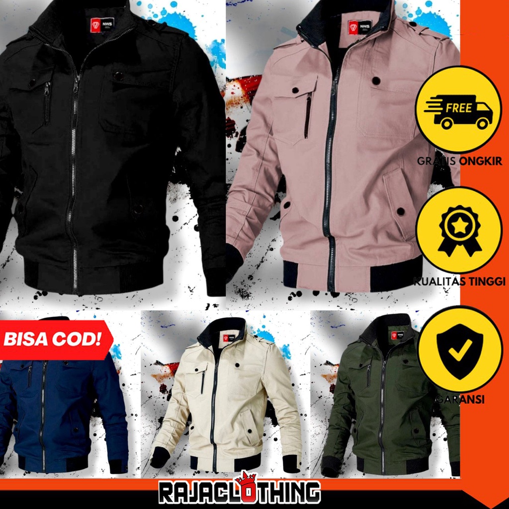 RCL - JAKET BOMBER PARKA SUMMIT KANVAS PRIA