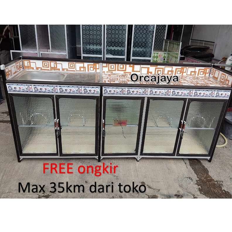 WASTAFEL 5 PINTU / RAK KOMPOR 5 PINTU / RAK CUCI PIRING 5 PINTU