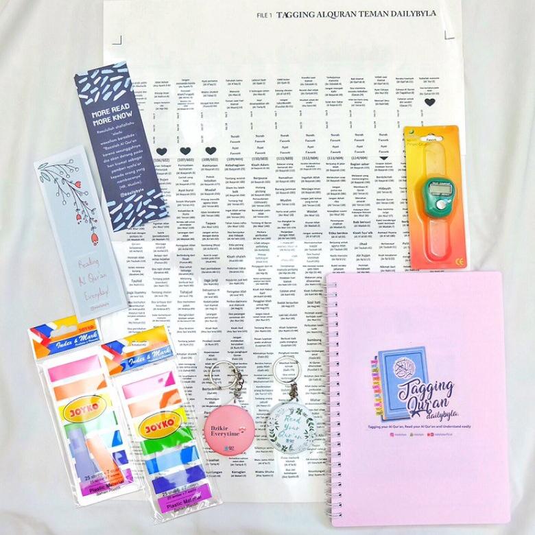 

[KODE BARANG 2095H] READY STOCK Tagging Quran Sticker Set Teman Dailybyla
