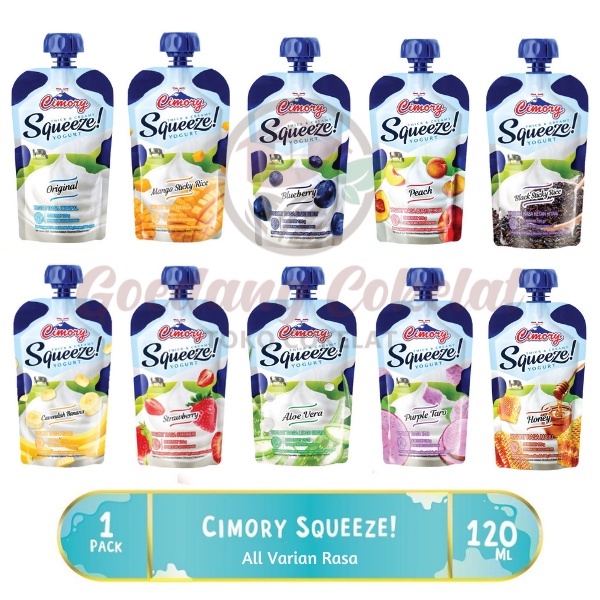 Jual Cimory Squeeze Yogurt Yoghurt 120 Ml Gr All Variant Shopee Indonesia