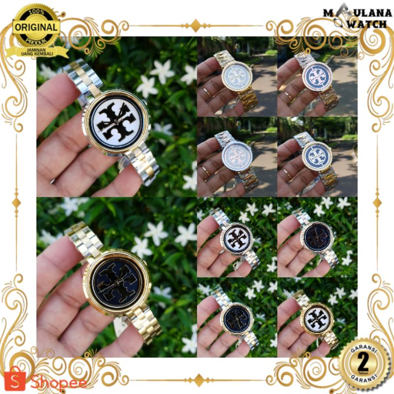 JAM TANGAN PRIA WANITA | RANTAI | KULIT | KARET | MURAH | PRIA TORY BURCH TBW6209 TBW6208 TBW TBW202