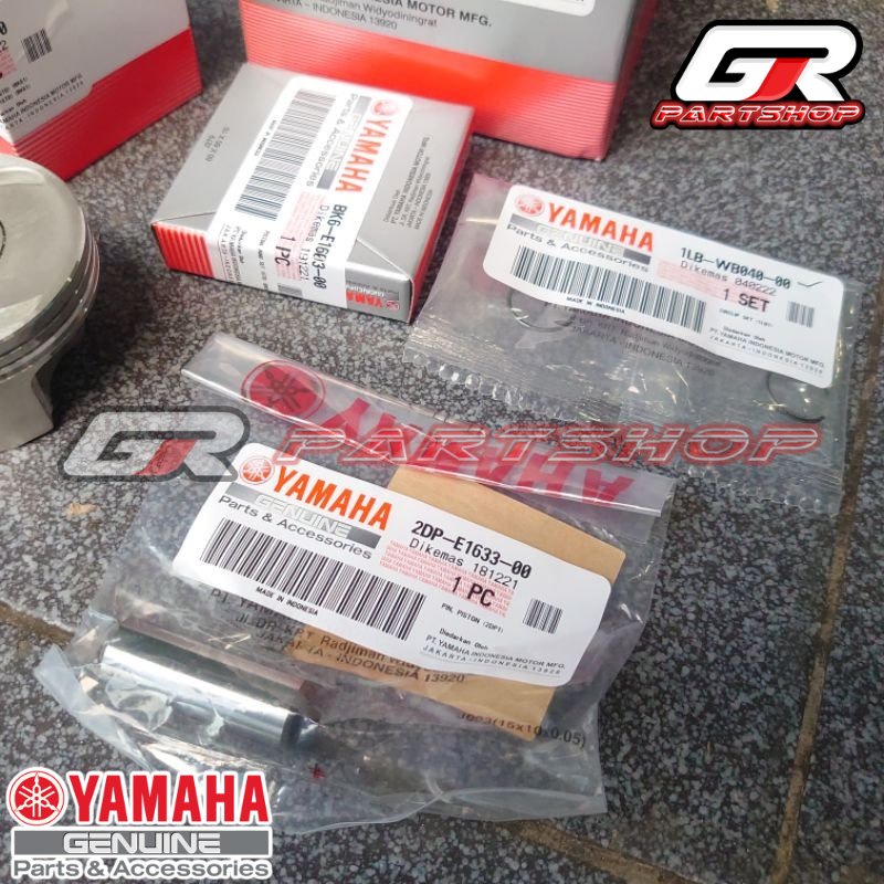 piston kit r15 led bk6 pnp nmax aerox lexi upgrade mt15 vixion r xsr wr155 original yamaha seher set r15 v2 v3 old all new conected connected ori ygp