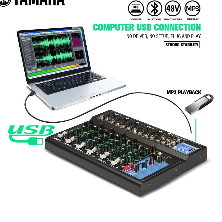 Muraaaahh.. YAMAHA MG04BT/MG07BT pencampur audio DJ MIXER AUDIO 4ch/7ch Mendukung pemutaran Bluetoot