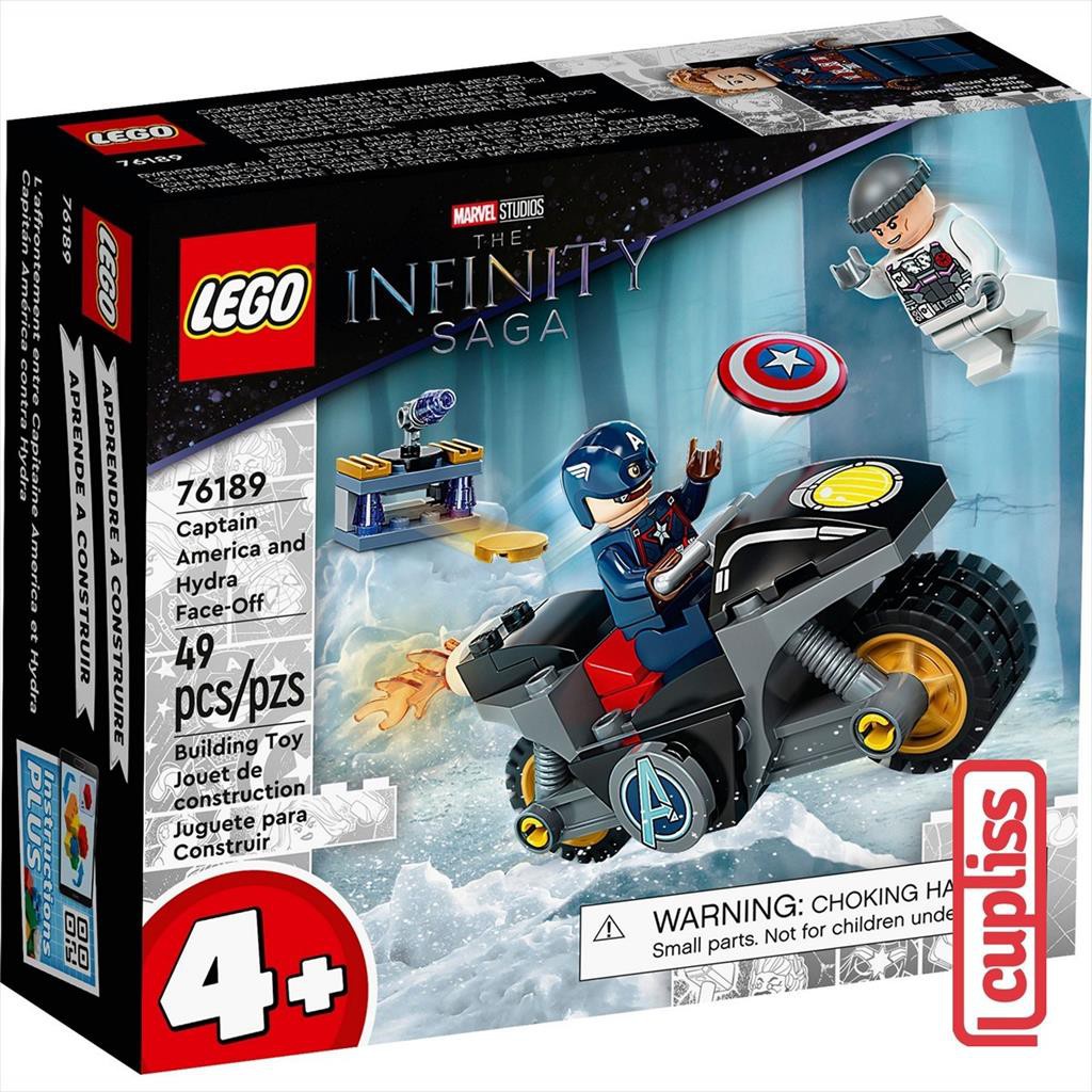 LEGO Superheroes 76189 Captain America and Hydra Face Off