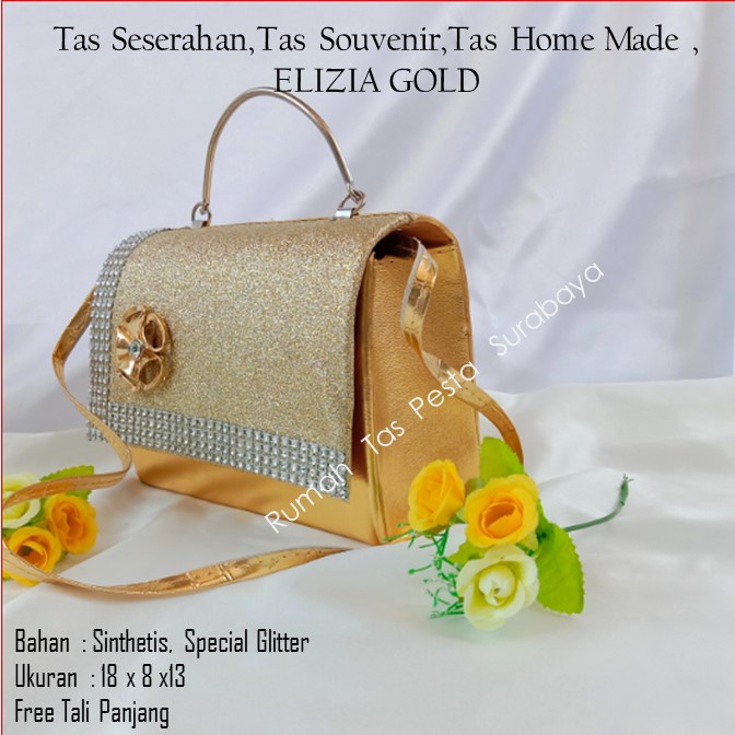 TAS PESTA LALA MODEL CLUCTH DAN SELEMPANG TERKESAN MEWAH DAN ELEGAN DERA SHOP99