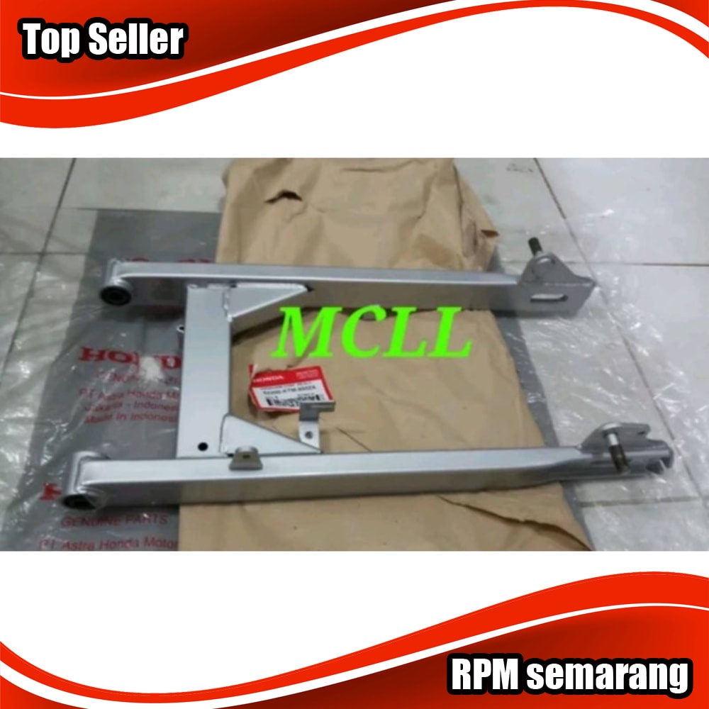 Fork belakang swing arm Honda Supra fit New - Revo lama - Supra x 125 tromol-karisma Original Silver