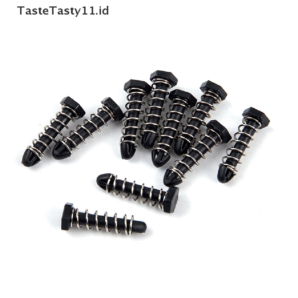 10pcs Klip Kipas Pendingin Bahan Plastik Ukuran 17.6mm 13.8mm