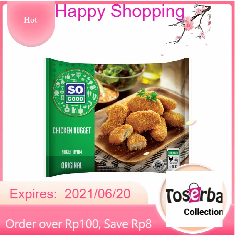 

Toserba Collection So Good Chicken Nugget 400 gr Frozen Food Bandung -Cimahi