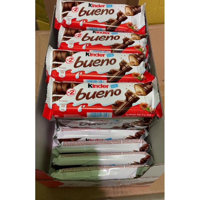 Kinder Bueno IMPORT MALAYSIA With Milk and Hazelnuts