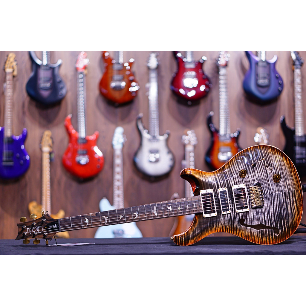 PRS Special wood library Semi hollow Burnt Maple leaf 0318377