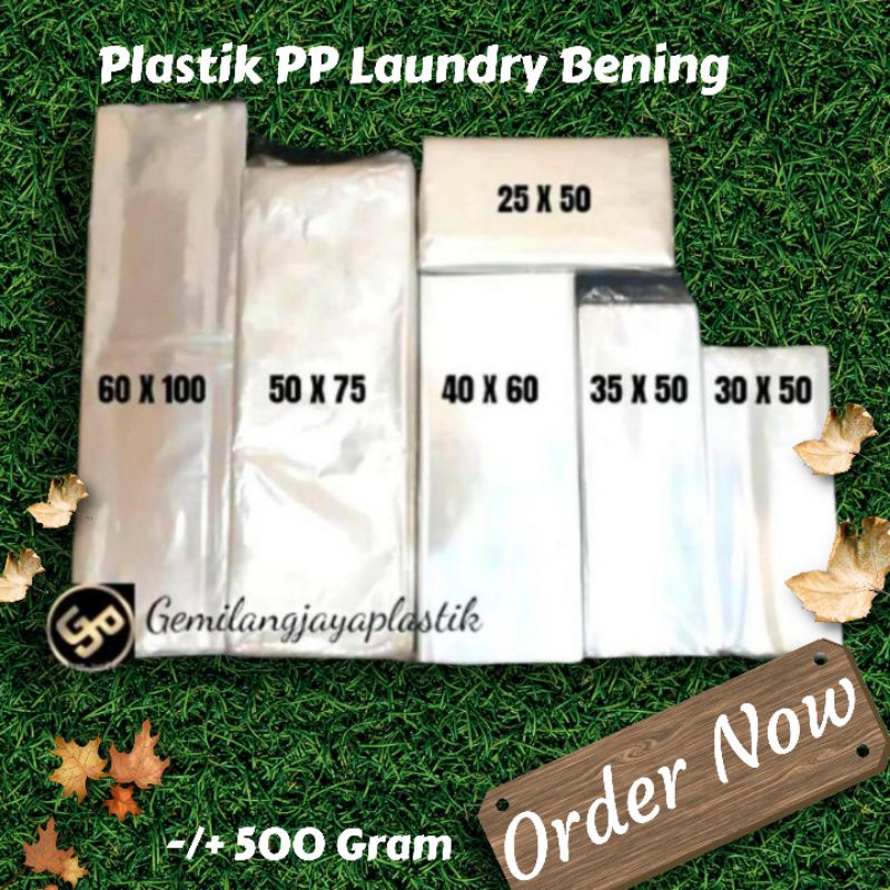 Jual Plastik Laundry Kiloan Pp Murahplastik Laundry Kiloan Besarplastik Pp Bening Transparan 0821