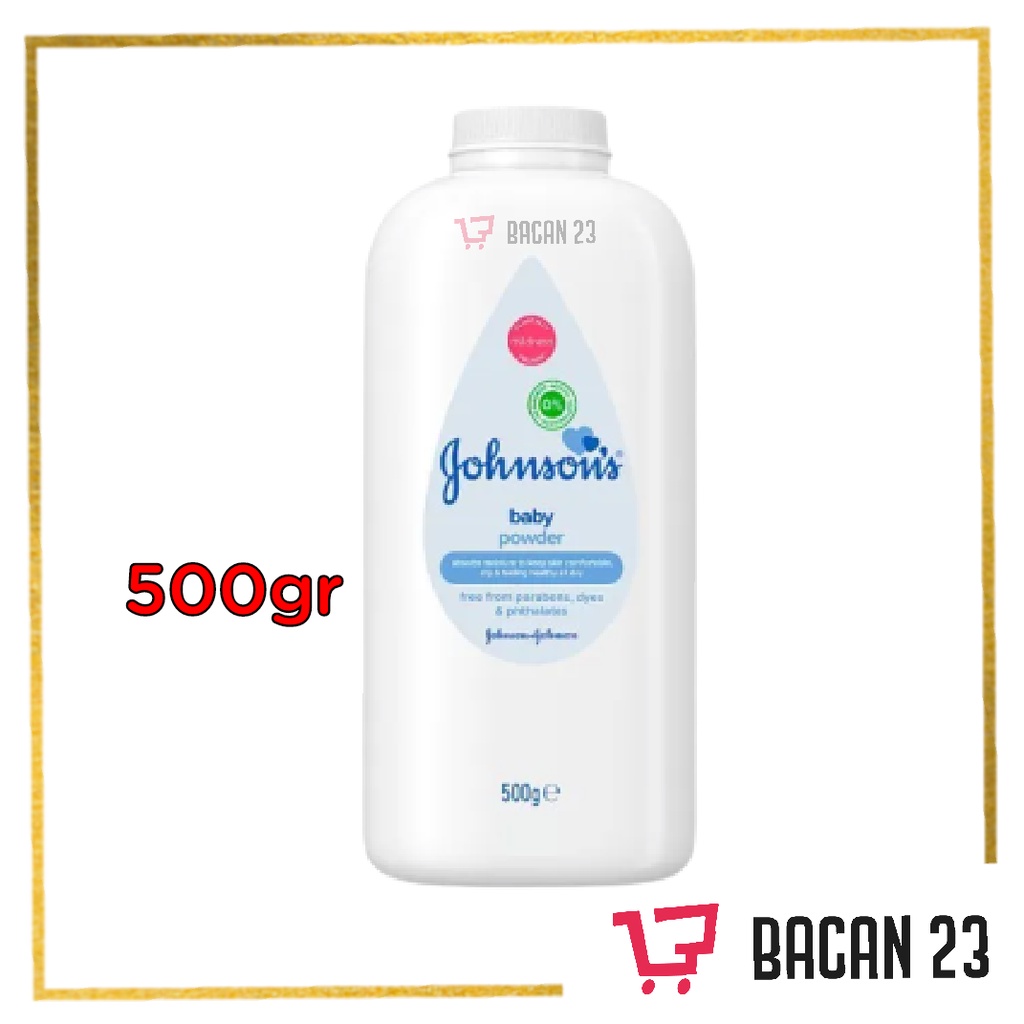 Johnson's Baby Powder ( 500 gr ) / Bedak Bayi / Bacan 23 - Bacan23