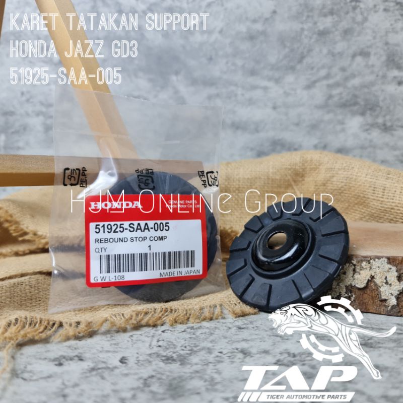 KARET TATAKAN SUPPORT SHOCK BREAKER DEPAN ATAS HONDA JAZZ GD3