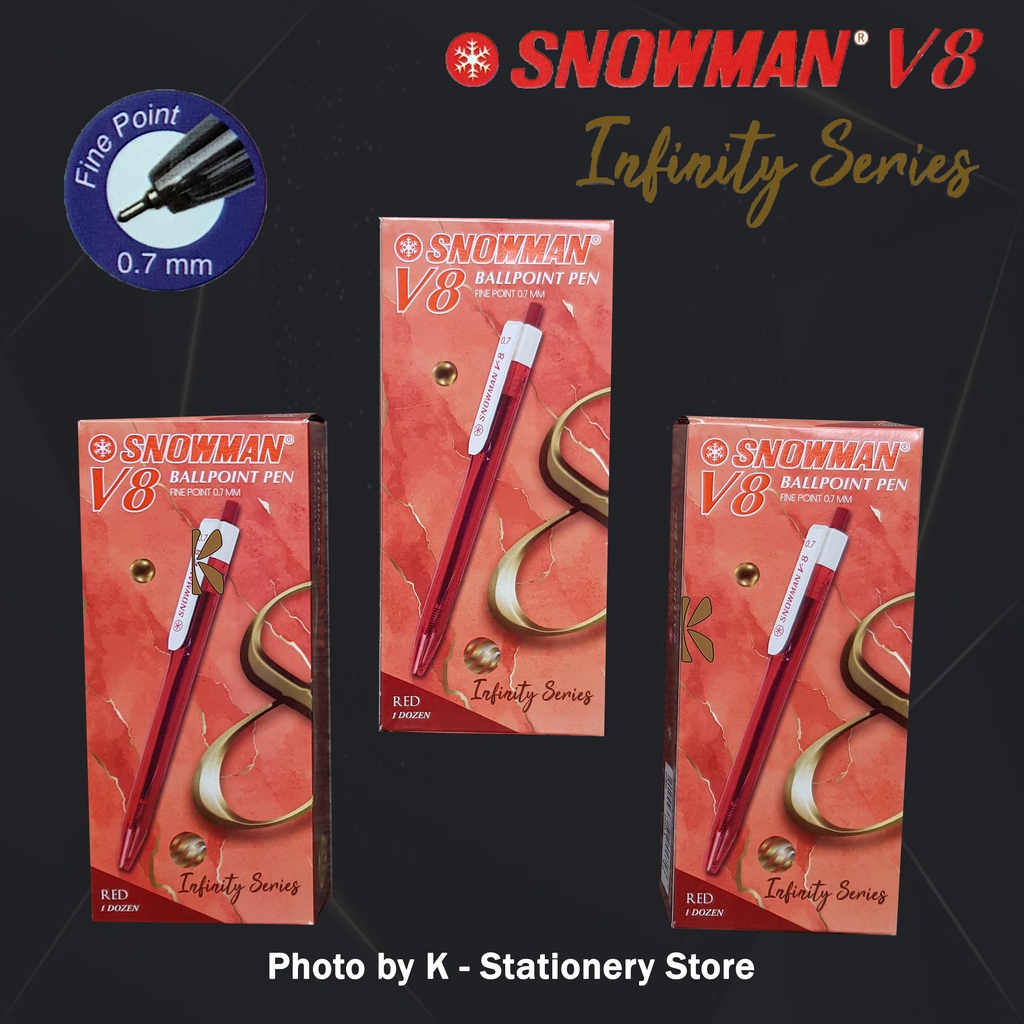 

RB [Lusin] Bolpen Snowman Ballpoint Pen V-8 Infinity Series [Lusin]