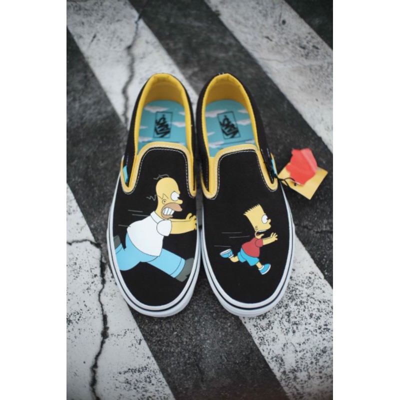 Vans x The Simpsons Homer & Bart USA Exclusive Release