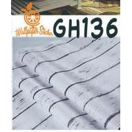 Wallpaper Stiker DInding 10M x 45CM / Motif Kayu Putih Garis / Bahan PVC Anti Air