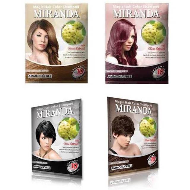 Miranda hair color shampoo