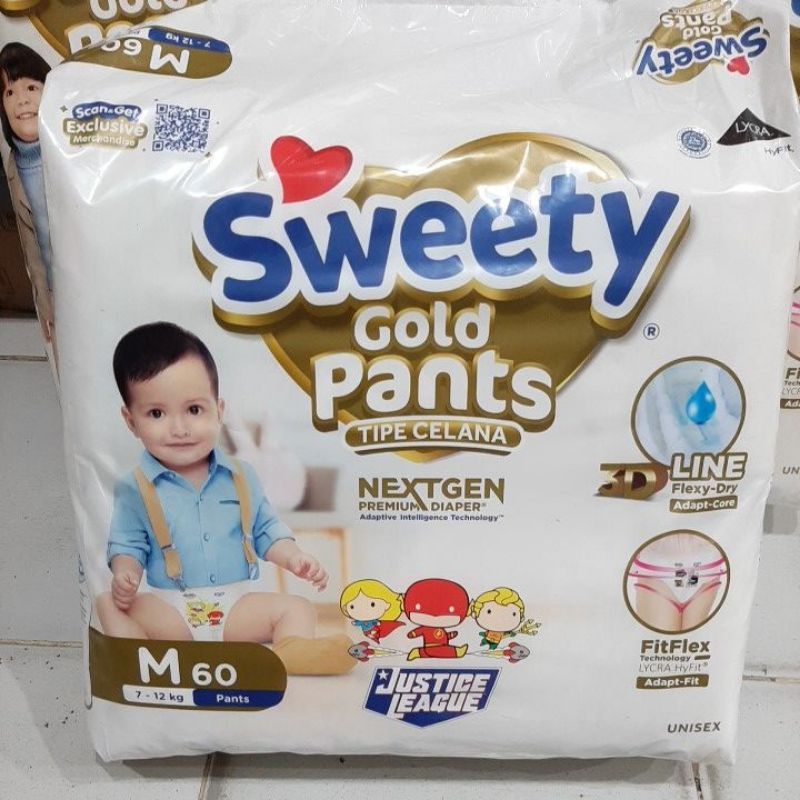 Sweety gold pants M60 L54 XL44 XXL36