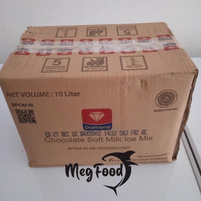 

Diamond Chocolate Soft Milk Ice Mix - 10 Liter