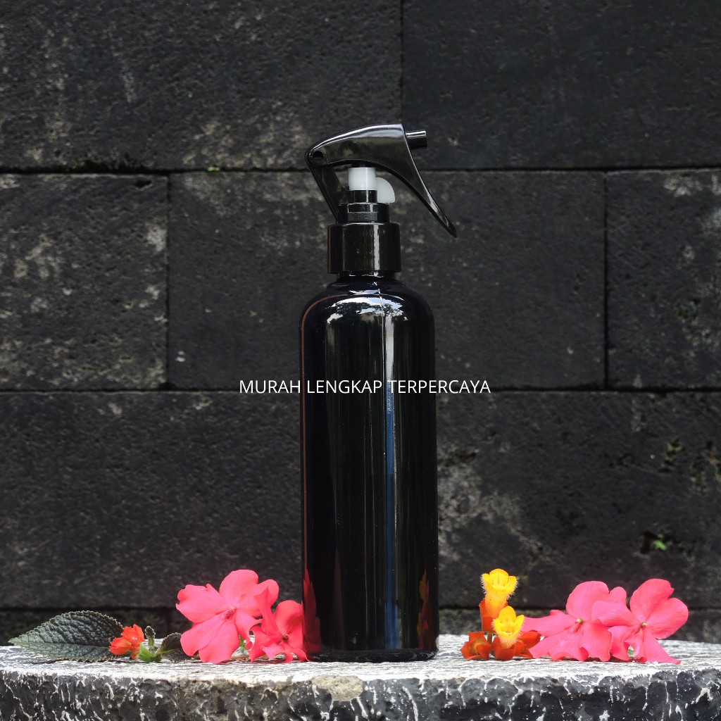 BOTOL SPRAY TRIGGER 250ML FULL HITAM