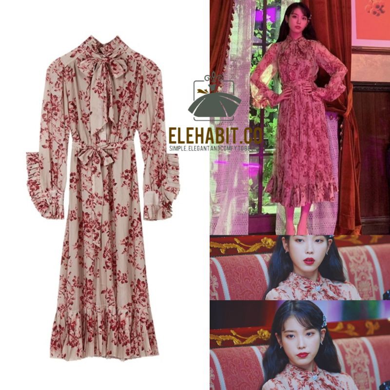 [READY] IU HOTEL DEL LUNA DRESS IMPORT KOREA ORIGINAL / DRESS IU IMPORT DRAMA KOREA