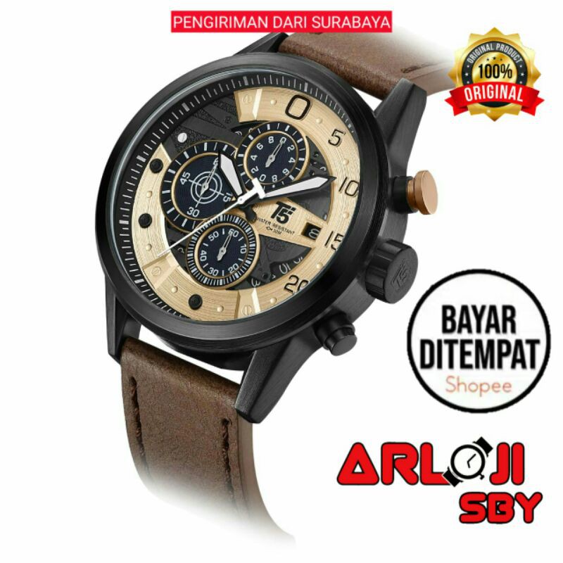 JAM TANGAN PRIA T5 H3734 CHRONOGRAPH ORIGINAL TAHAN AIR T5 H 3734 ORIGINAL