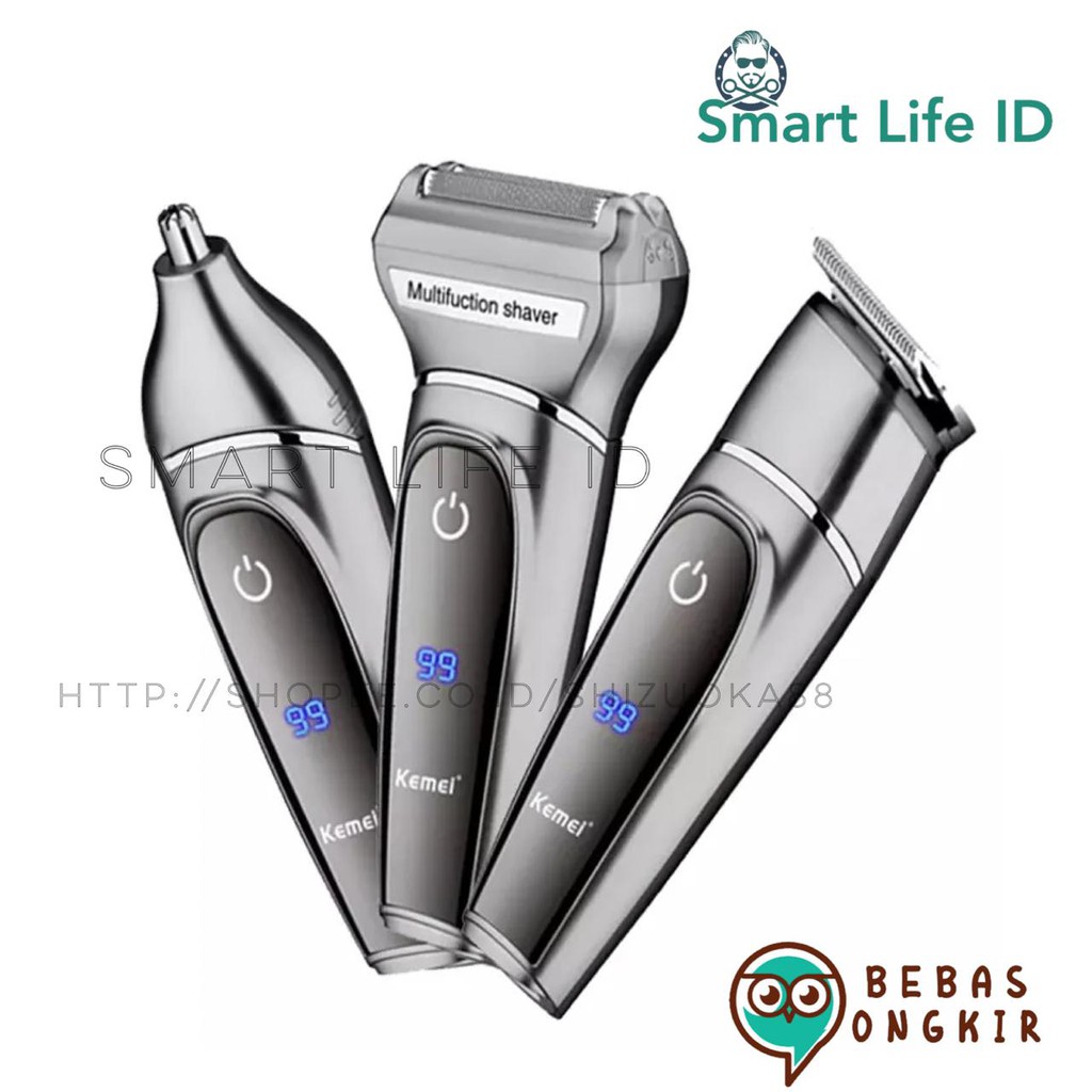 Kemei Alat Cukur Rambut KM 3590 550 600 690 2003 526 640 50311506 Hair Clipper Cukuran Multi Fungsi