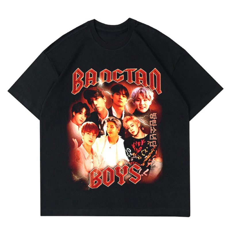 T-Shirt | OVERSIZE | KAOS BTS Vintage | T-SHIRT Vintage BTS - Bootleg BTS | KAOS PRIA WANITA | BAJU 