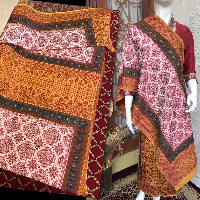 Songket Tembaga Limar 3 Negeri ORI / Songket Tenun Palembang Asli ilham songket
