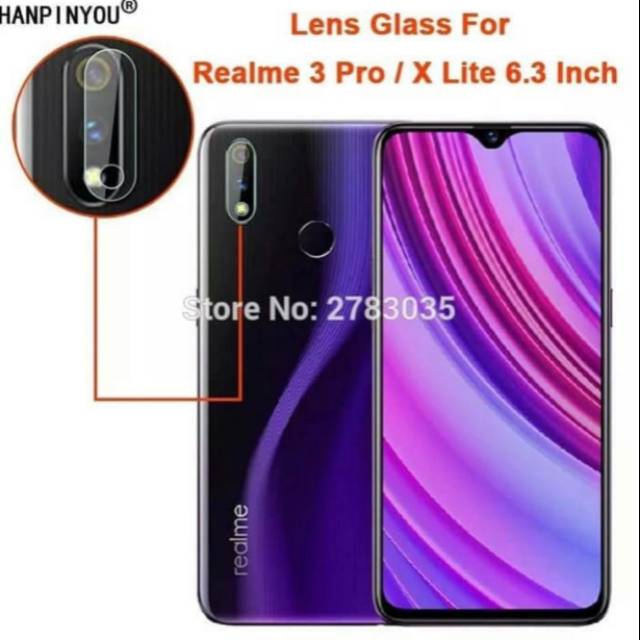 Tempered Glass Camera Realme 3 Pro - Anti Gores Kamera  Realme 3 Pro - SC