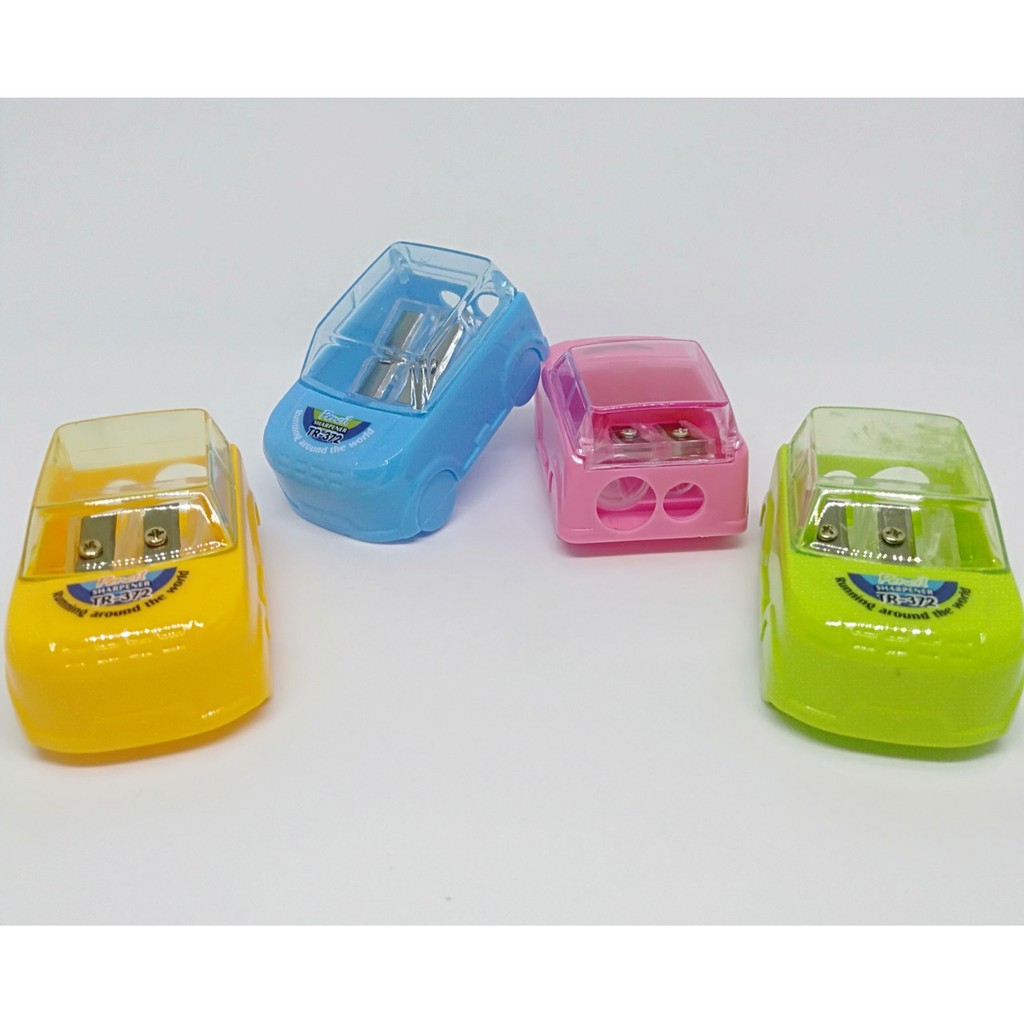 

Serutan Pensil Mobil Double/Pencil Sharpener/ Rautan Pensil