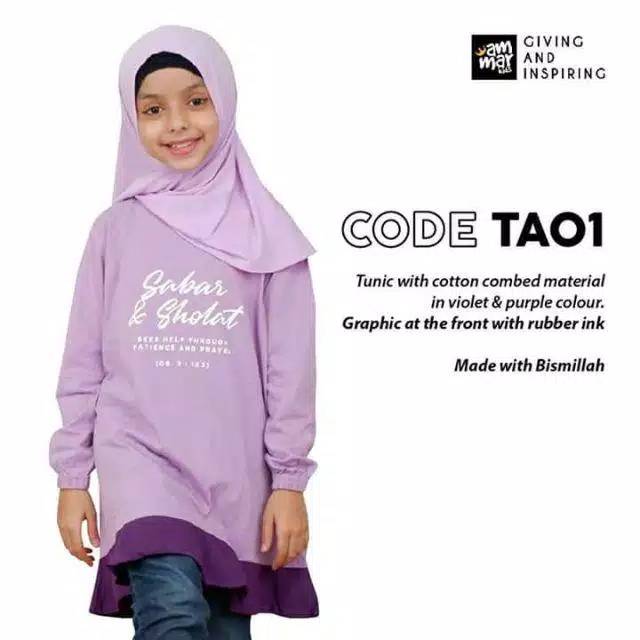 Tunik Anak Muslimah by Ammarkids - Tunik Anak Ammar kids