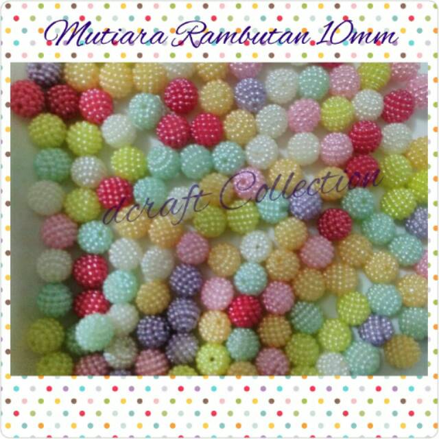 Mutiara Rambutan 10mm mix pack besar