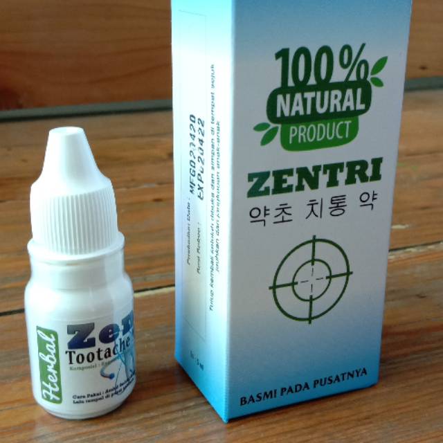 Zentri obat sakit gigi ampuh | herbal | aman isi 5ml ...