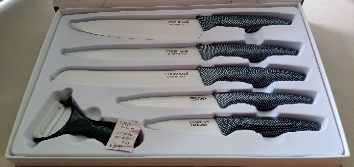 Lock & Lock Cookplus Knife 5p Dan 6p Set With Color Box / Pisau Lock N Lock