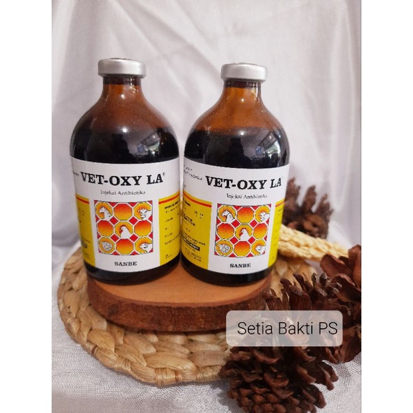 Obat Hewan Vetoxy LA 100 SANBE - Antibiotik Long Acting Hewan Sanbe