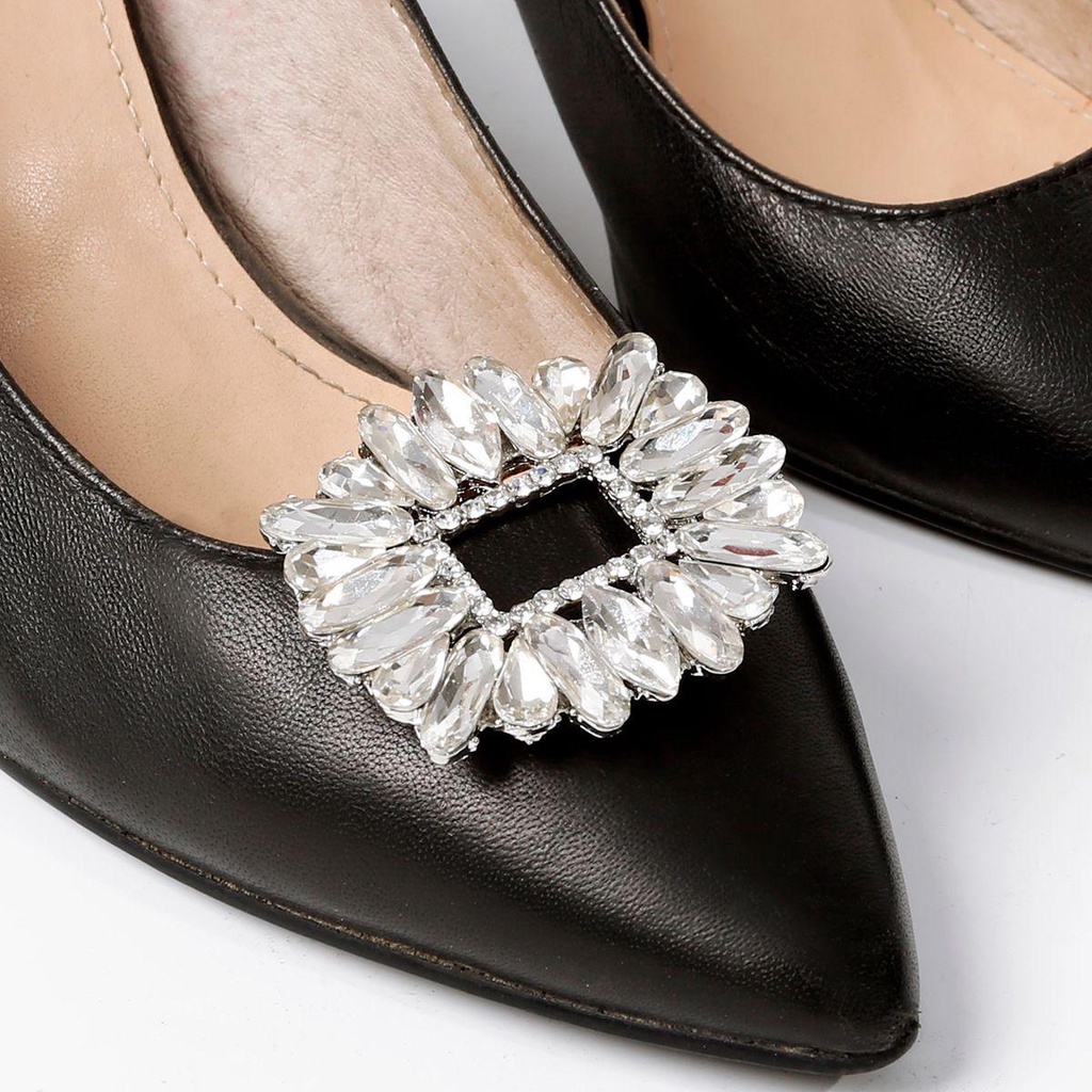 1Pc Women Shoe Clip Wedding Shoes High Heel Buckle  Shiny Rhinestone for Bride Decoration