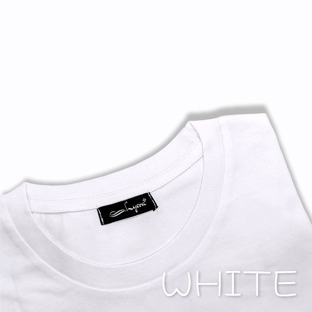 [CYC | COD] REAPICT | Kaos Basic Oversize Top XXL | Cotton Combed | Atasan Trend Wanita Murah Best Seller-White