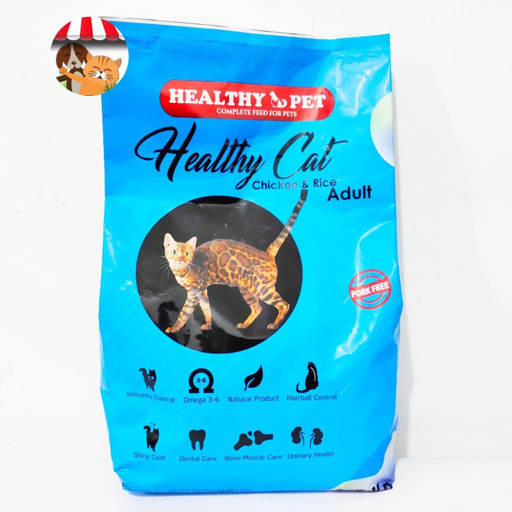 Makanan Kucing Healthy Cat Chicken &amp; Rice Adult 1.5kg - Healthy Pet