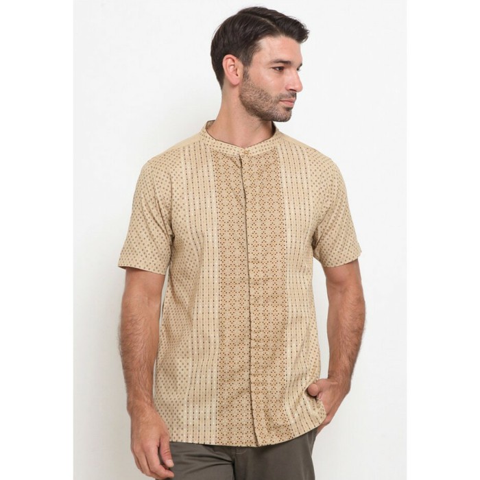 POLICE DENIM - BAJU KOKO PRIA ORIGINAL - Koko Short Sleeve Shirt