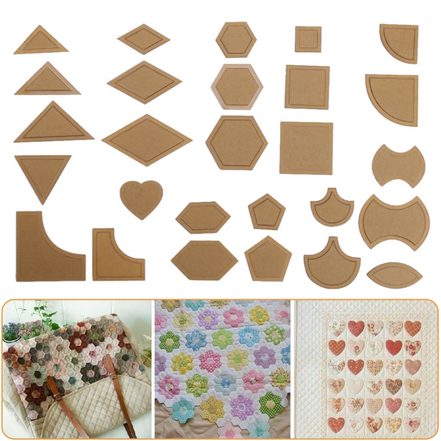 Patchwork Quilter Template (54pcs)