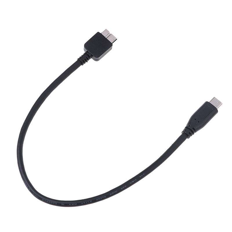 {LUCKID}USB c to micro usb cable type c to micro b cable for hdd hard disk 30cm