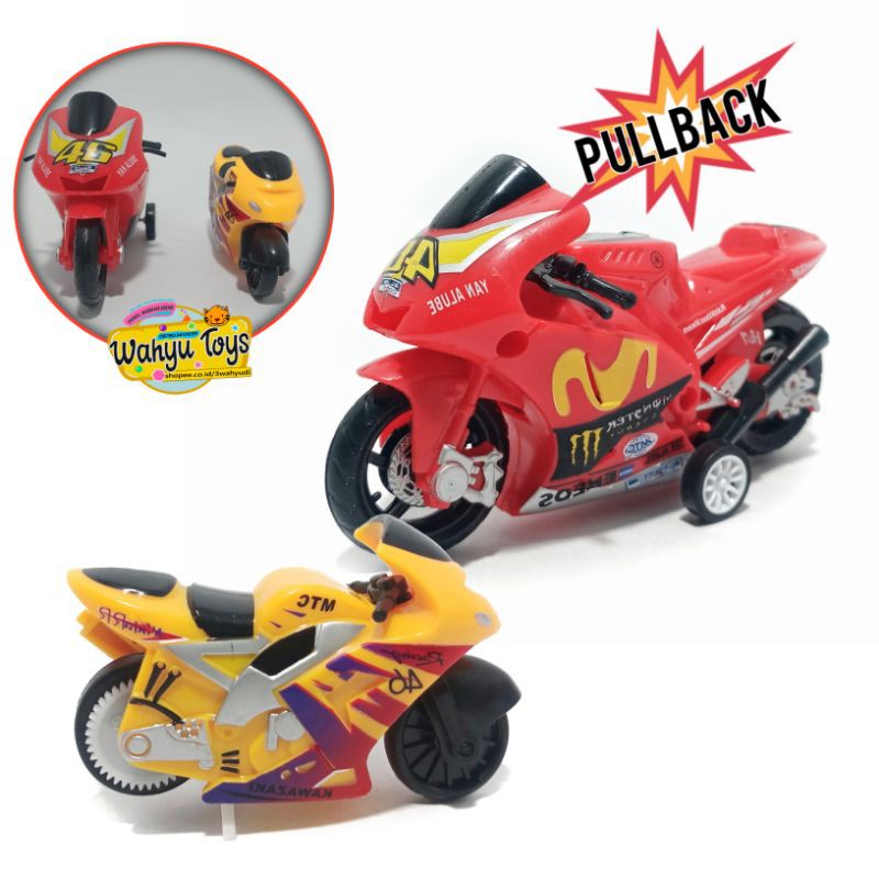 MAINAN ANAK ANAK MOTOR SPORT GP STAR RIDER SPINGO / PULLBACK MAINAN ANAK KENDARAAN MOTOR GP  Mainan 