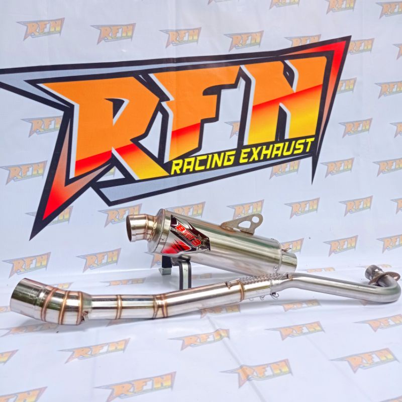 KNALPOT RACING BEST 3 SPARK RX FUTURE 125 SM SPORT 110 R WAVE DASH 110 WAVE DASH 125 LAGENDA 115Z AV