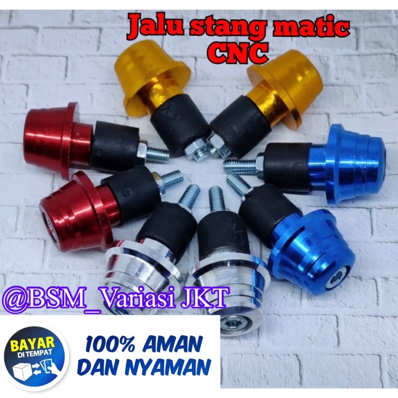 JALU STANG MATIC WARNA SET KIRI KANAN SEPASANG UNIVERSAL PROMO JALU STANG SET HARGA SEPASANG JALU MATIC BANDUL STANG SET KIRI KANAN