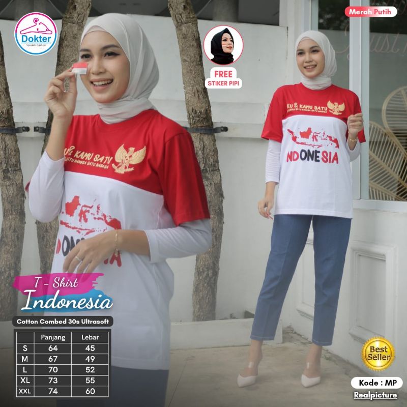 KAOS MERAH PUTIH KAOS AGUSTUSAN KAOS GARUDA KAOS INDONESIA