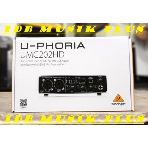 Soundcard BEHRINGER UMC202HD / UMC 202HD / UMC 202 HD ORIGINAL