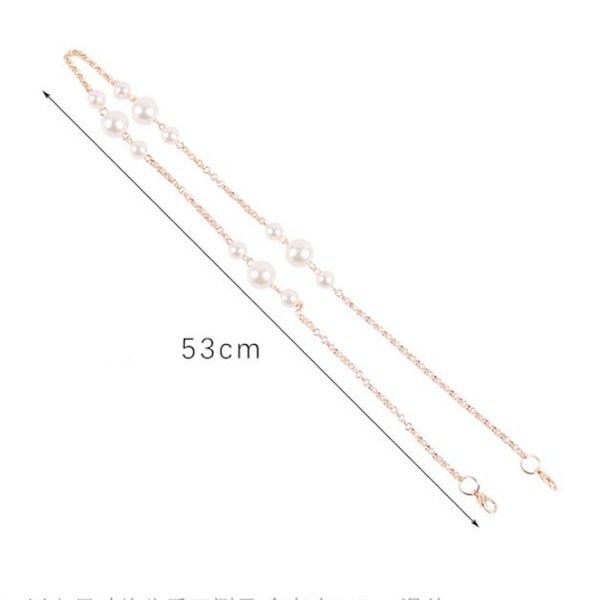 tali gantungan masker tali masker mutiara pearl chain mask hig084 (3F4)