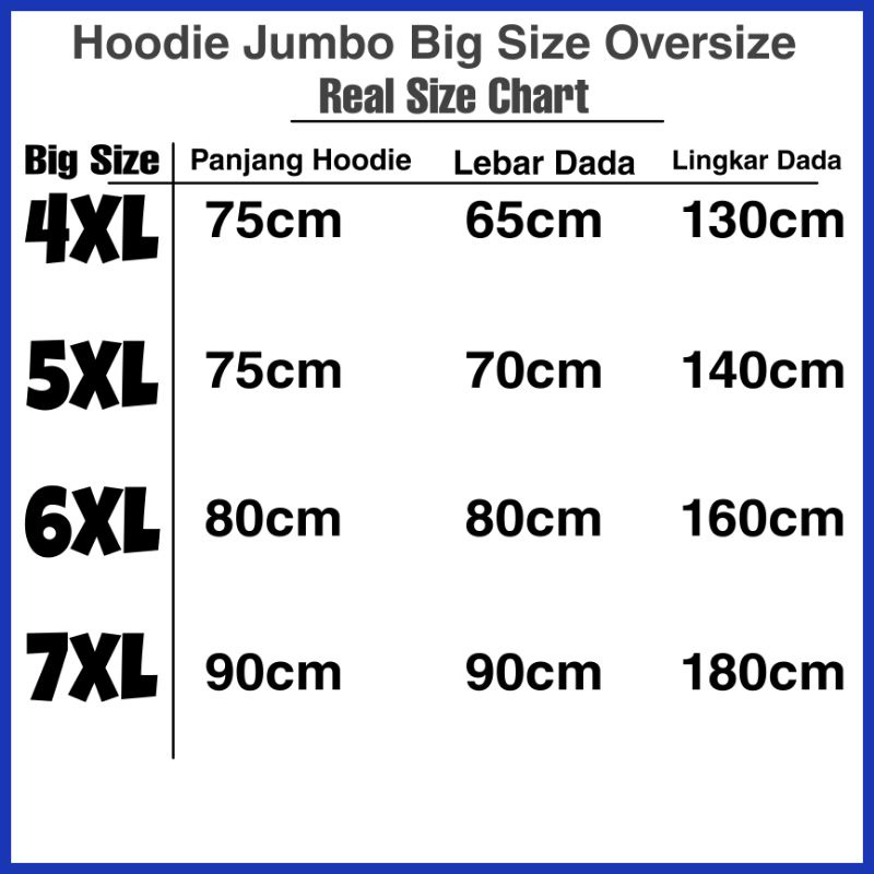 HOODIE JUMBO UP.co MUAT Sampai BB 140 KG Real Jumbo Big Size